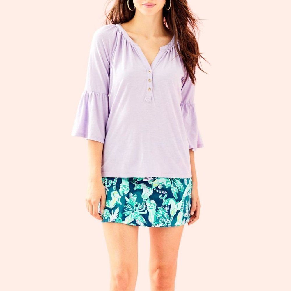 Lilly Pulitzer Lavender Teigan Top